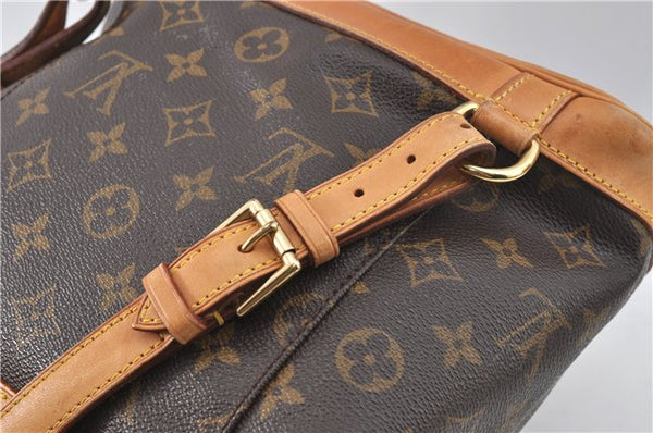 Authentic Louis Vuitton Monogram Montsouris MM Backpack M51136 LV J4245