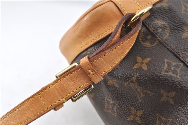 Authentic Louis Vuitton Monogram Montsouris MM Backpack M51136 LV J4245