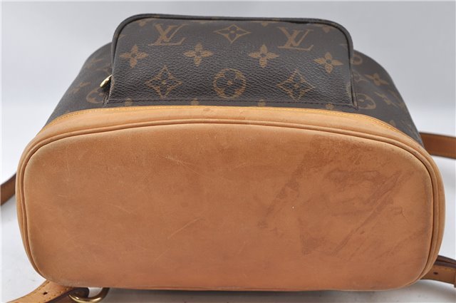 Authentic Louis Vuitton Monogram Montsouris MM Backpack M51136 LV J4245