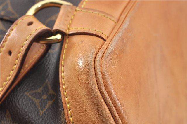 Authentic Louis Vuitton Monogram Montsouris MM Backpack M51136 LV J4245