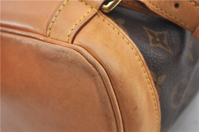Authentic Louis Vuitton Monogram Montsouris MM Backpack M51136 LV J4245