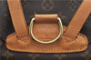 Authentic Louis Vuitton Monogram Montsouris MM Backpack M51136 LV J4245