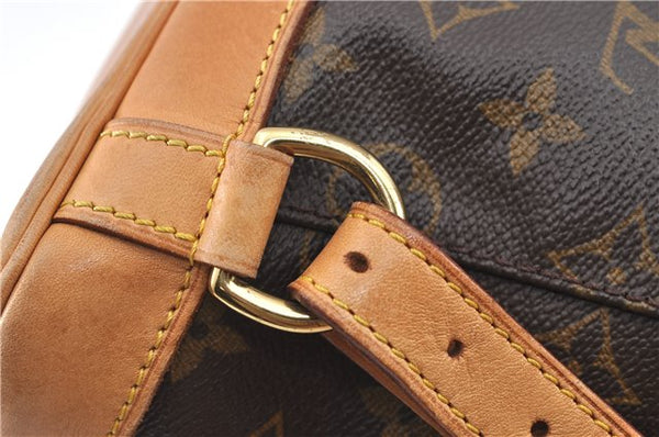 Authentic Louis Vuitton Monogram Montsouris MM Backpack M51136 LV J4245