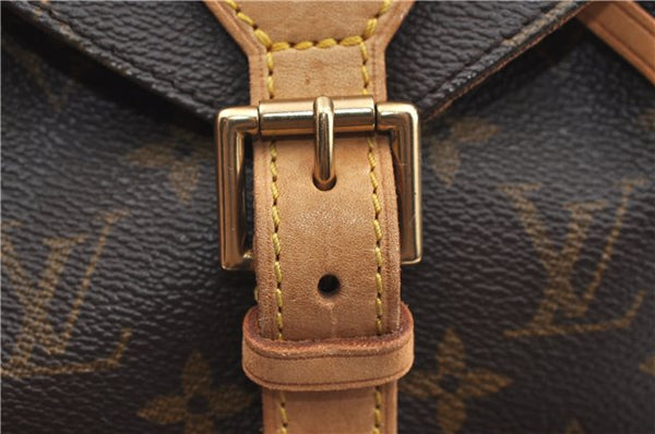 Authentic Louis Vuitton Monogram Montsouris MM Backpack M51136 LV J4245