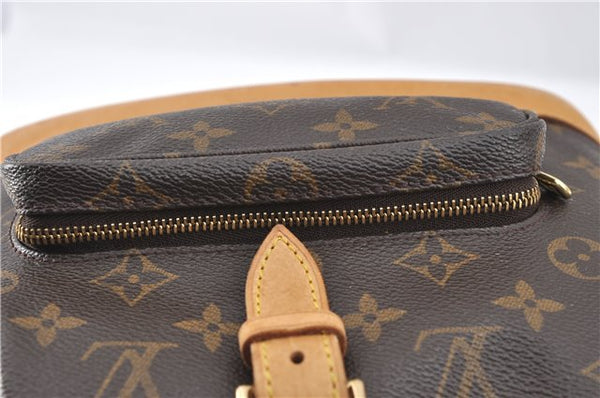 Authentic Louis Vuitton Monogram Montsouris MM Backpack M51136 LV J4245