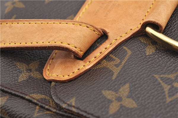 Authentic Louis Vuitton Monogram Montsouris MM Backpack M51136 LV J4245