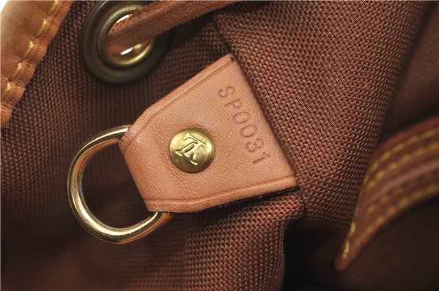 Authentic Louis Vuitton Monogram Montsouris MM Backpack M51136 LV J4245