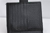 Authentic GUCCI Web Sherry Line Double G Bifold Wallet Purse Leather Black J4246