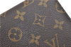 Authentic Louis Vuitton Monogram Porte Tresor Etui Papier Wallet M61202 LV J4247