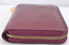 Authentic Louis Vuitton Vernis Zippy Coin Purse Wallet Purple M90143 LV J4248