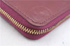 Authentic Louis Vuitton Vernis Zippy Coin Purse Wallet Purple M90143 LV J4248