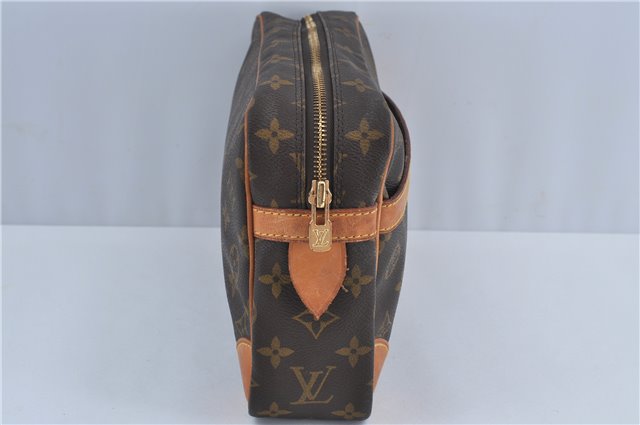 Authentic Louis Vuitton Monogram Compiegne 28 Clutch Hand Bag M51845 LV J4260
