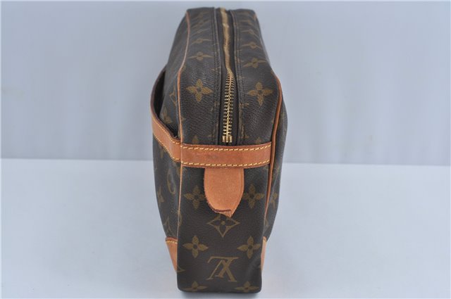 Authentic Louis Vuitton Monogram Compiegne 28 Clutch Hand Bag M51845 LV J4260
