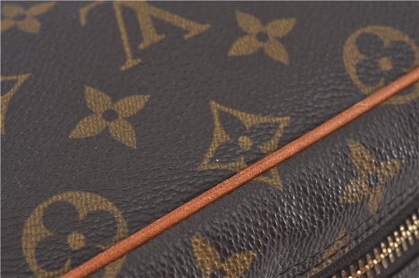 Authentic Louis Vuitton Monogram Compiegne 28 Clutch Hand Bag M51845 LV J4260