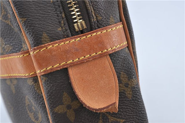 Authentic Louis Vuitton Monogram Compiegne 28 Clutch Hand Bag M51845 LV J4260