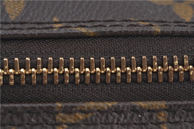 Authentic Louis Vuitton Monogram Compiegne 28 Clutch Hand Bag M51845 LV J4260