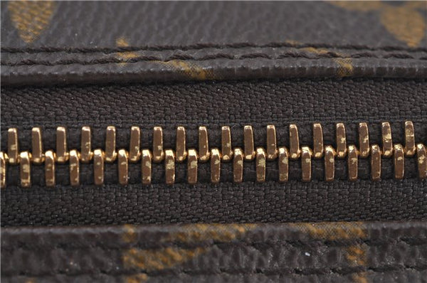 Authentic Louis Vuitton Monogram Compiegne 28 Clutch Hand Bag M51845 LV J4260