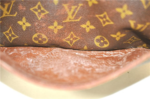 Authentic Louis Vuitton Monogram Compiegne 28 Clutch Hand Bag M51845 LV J4260