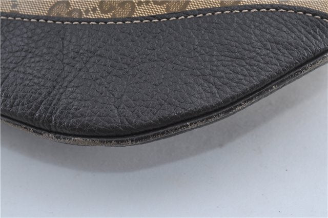 Authentic GUCCI GG Crystal Shoulder Crossbody Bag PVC Leather 272380 Brown J4280