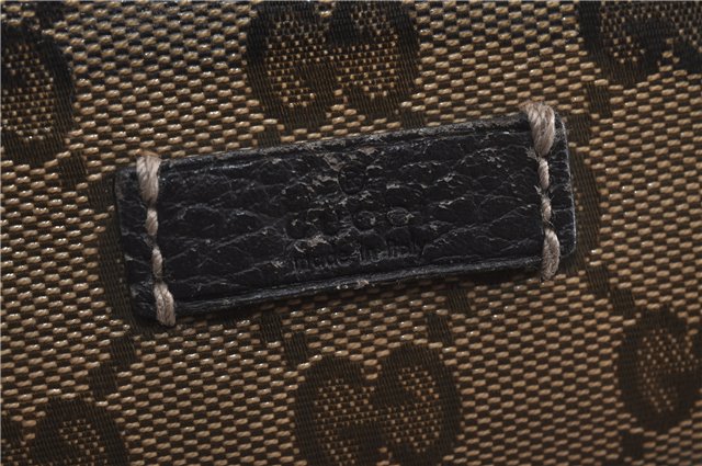 Authentic GUCCI GG Crystal Shoulder Crossbody Bag PVC Leather 272380 Brown J4280