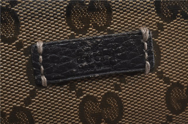 Authentic GUCCI GG Crystal Shoulder Crossbody Bag PVC Leather 272380 Brown J4280