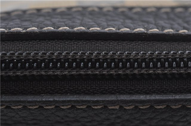 Authentic GUCCI GG Crystal Shoulder Crossbody Bag PVC Leather 272380 Brown J4280