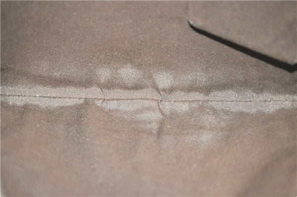 Authentic GUCCI GG Crystal Shoulder Crossbody Bag PVC Leather 272380 Brown J4280