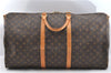 Auth Louis Vuitton Monogram Keepall Bandouliere 60 Boston Bag M41412 LV J4284