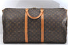 Auth Louis Vuitton Monogram Keepall Bandouliere 60 Boston Bag M41412 LV J4284