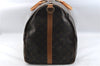 Auth Louis Vuitton Monogram Keepall Bandouliere 60 Boston Bag M41412 LV J4284
