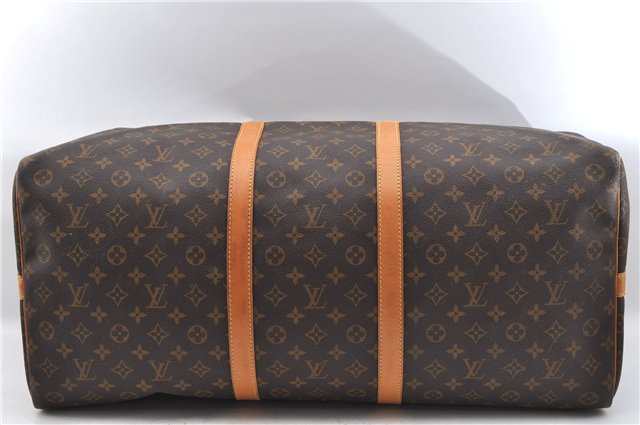 Auth Louis Vuitton Monogram Keepall Bandouliere 60 Boston Bag M41412 LV J4284