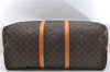 Auth Louis Vuitton Monogram Keepall Bandouliere 60 Boston Bag M41412 LV J4284