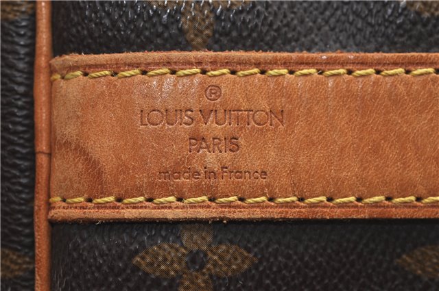 Auth Louis Vuitton Monogram Keepall Bandouliere 60 Boston Bag M41412 LV J4284