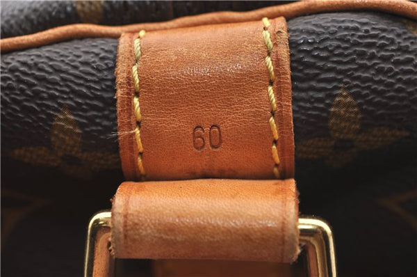 Auth Louis Vuitton Monogram Keepall Bandouliere 60 Boston Bag M41412 LV J4284