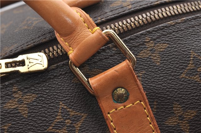 Auth Louis Vuitton Monogram Keepall Bandouliere 60 Boston Bag M41412 LV J4284