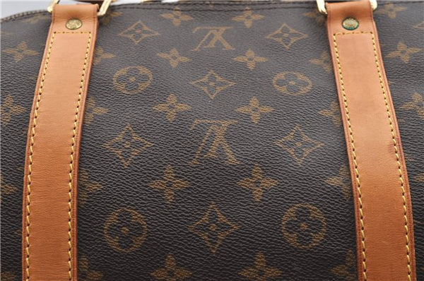 Auth Louis Vuitton Monogram Keepall Bandouliere 60 Boston Bag M41412 LV J4284
