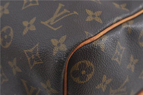 Authentic Louis Vuitton Monogram Keepall Bandouliere 45 M41418 Boston Bag J4293