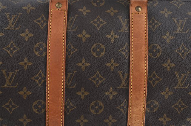 Authentic Louis Vuitton Monogram Keepall Bandouliere 45 M41418 Boston Bag J4293