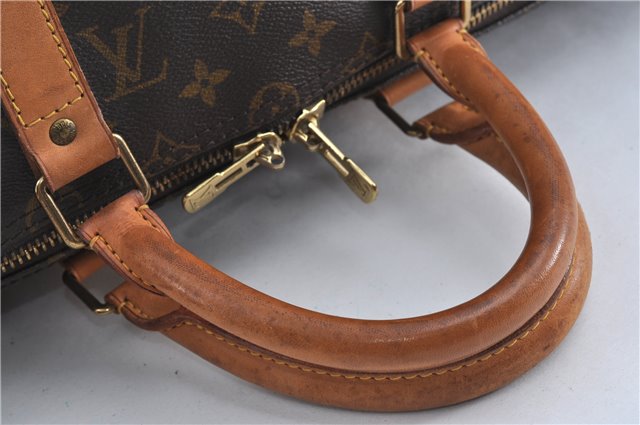 Authentic Louis Vuitton Monogram Keepall Bandouliere 50 M41416 Boston Bag J4294