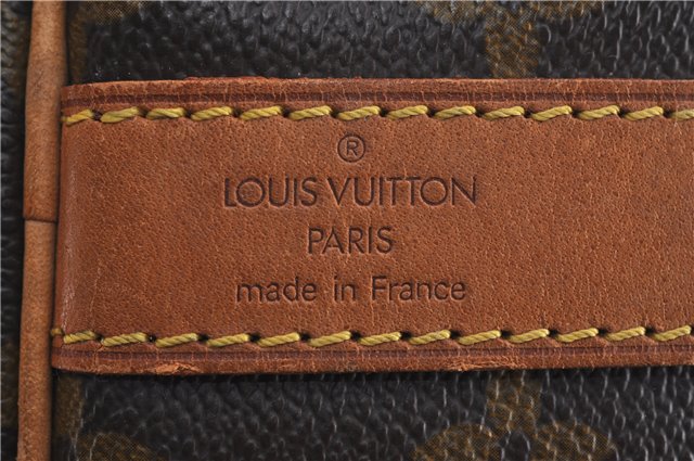 Authentic Louis Vuitton Monogram Keepall Bandouliere 50 M41416 Boston Bag J4294