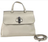 Authentic GUCCI Bamboo 2way Shoulder Hand Bag Purse Leather 392013 White J4297