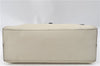 Authentic GUCCI Bamboo 2way Shoulder Hand Bag Purse Leather 392013 White J4297