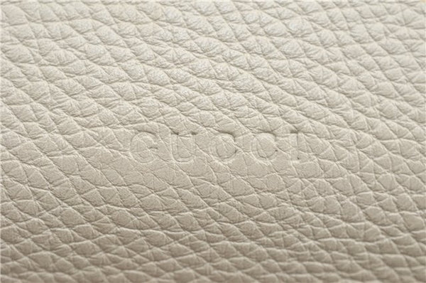 Authentic GUCCI Bamboo 2way Shoulder Hand Bag Purse Leather 392013 White J4297