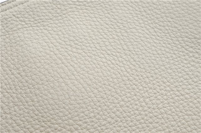 Authentic GUCCI Bamboo 2way Shoulder Hand Bag Purse Leather 392013 White J4297