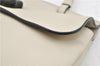 Authentic GUCCI Bamboo 2way Shoulder Hand Bag Purse Leather 392013 White J4297