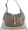 Authentic GUCCI Jackie Shoulder Hand Bag Canvas Leather 0013306 Brown J4298
