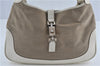 Authentic GUCCI Jackie Shoulder Hand Bag Canvas Leather 0013306 Brown J4298