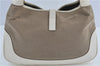 Authentic GUCCI Jackie Shoulder Hand Bag Canvas Leather 0013306 Brown J4298