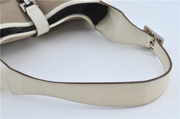 Authentic GUCCI Jackie Shoulder Hand Bag Canvas Leather 0013306 Brown J4298