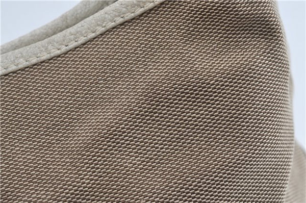 Authentic GUCCI Jackie Shoulder Hand Bag Canvas Leather 0013306 Brown J4298